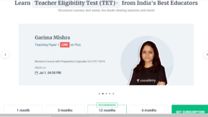 unacademy tet course